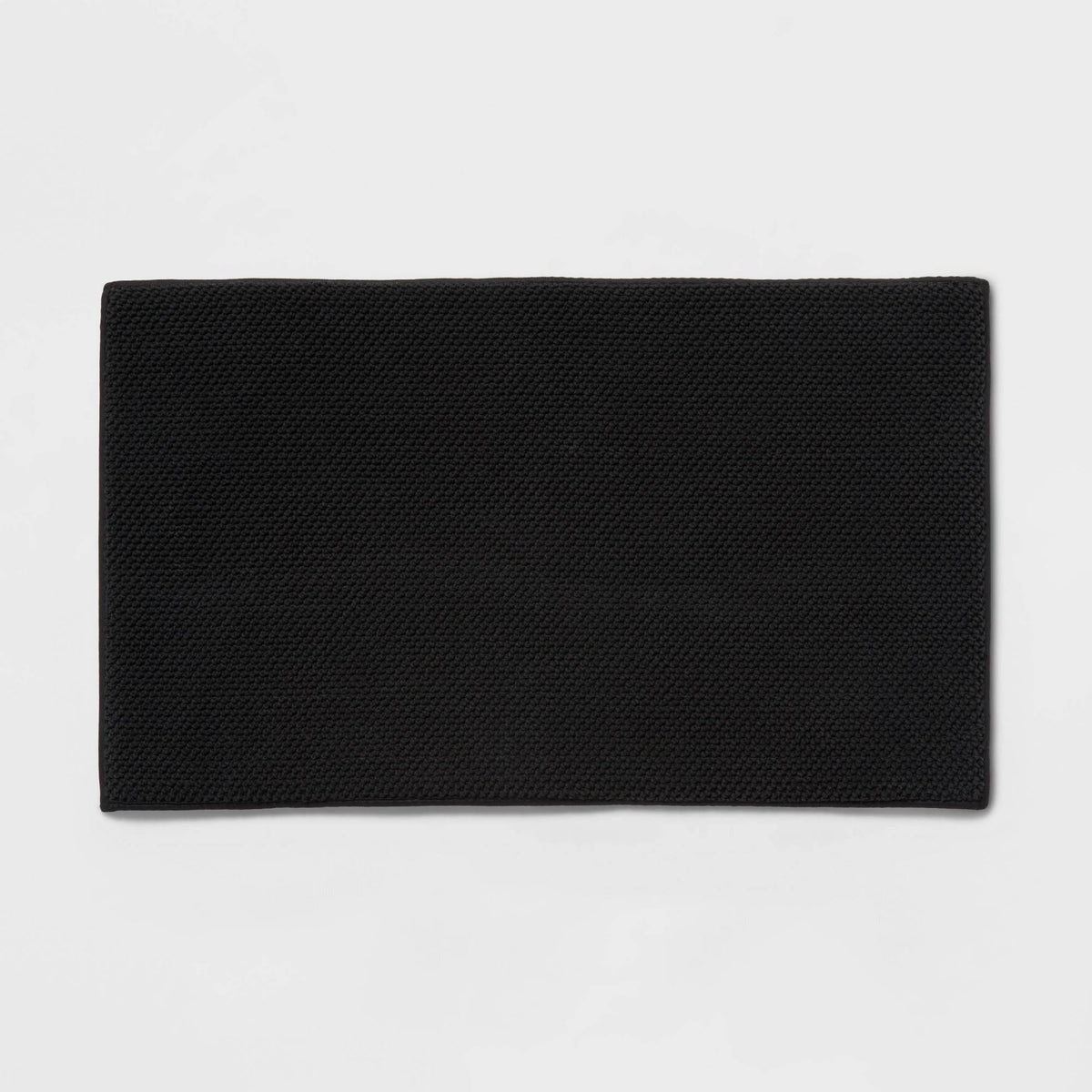 20"x34" Performance Plus Cotton Memory Foam Bath Rug Black - Threshold